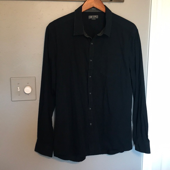 Kenneth Cole Other - Kenneth Cole sz XL Black Button Down Shirt